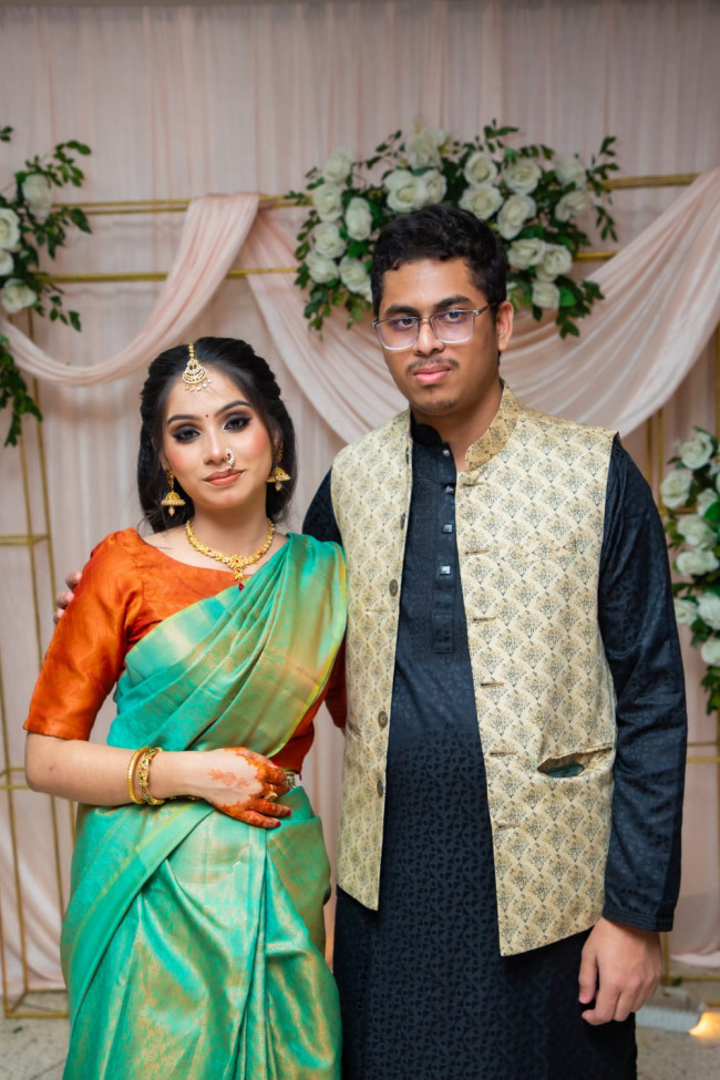 Wedding photo of my friend uncle's