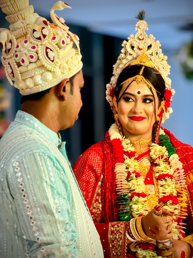 Bride and groom