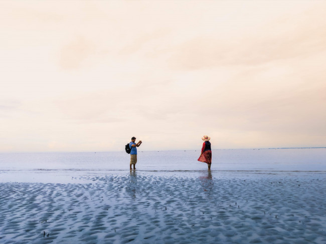 Moments paused where the sea meets the soul.