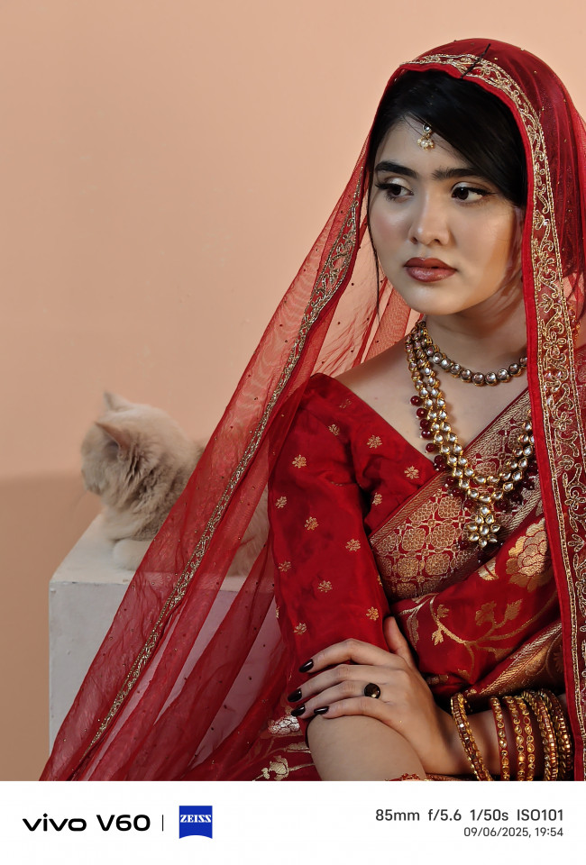 Ammu’s bengali wedding attire