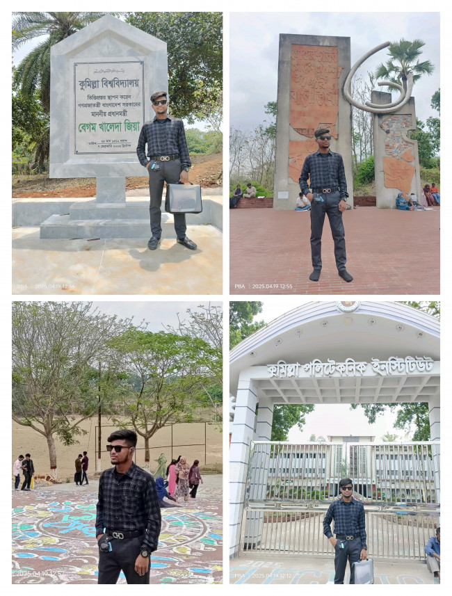Visited Comilla University, Comilla #TravelVibes #vivoV60Lite  #TravelPortraitSoPro #AIFourSeasonPortrait #vivoBangladesh