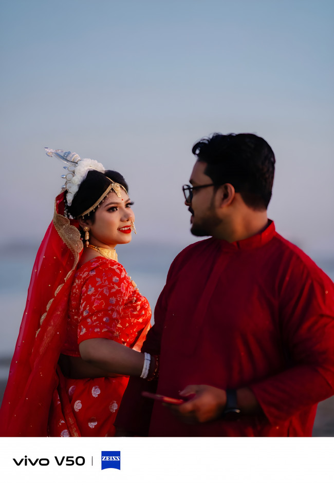 Two souls, one sea, and a sunset to witness our forever. ❤️