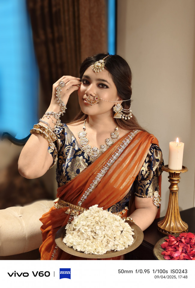 Recreated “devsana” look from Baahubali
