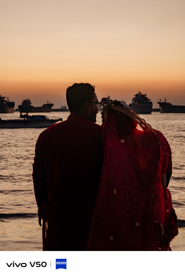 Two Souls, One Sea, And A Sunset To Witness Our Forever. ❤️