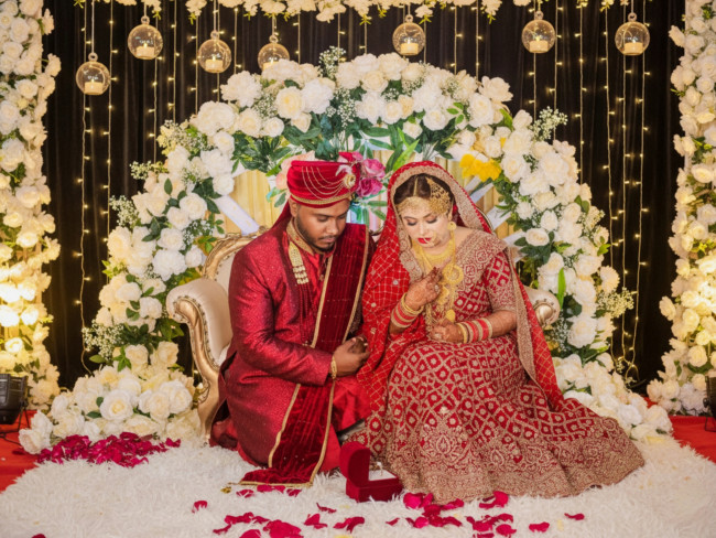 Wedding moment