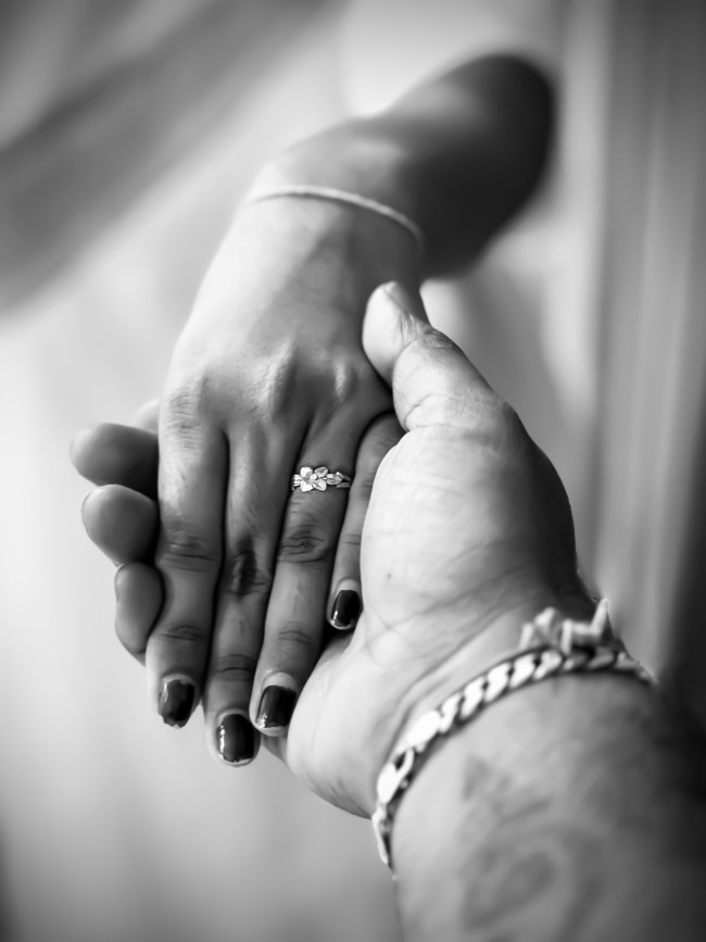Hold my hand and never let go.